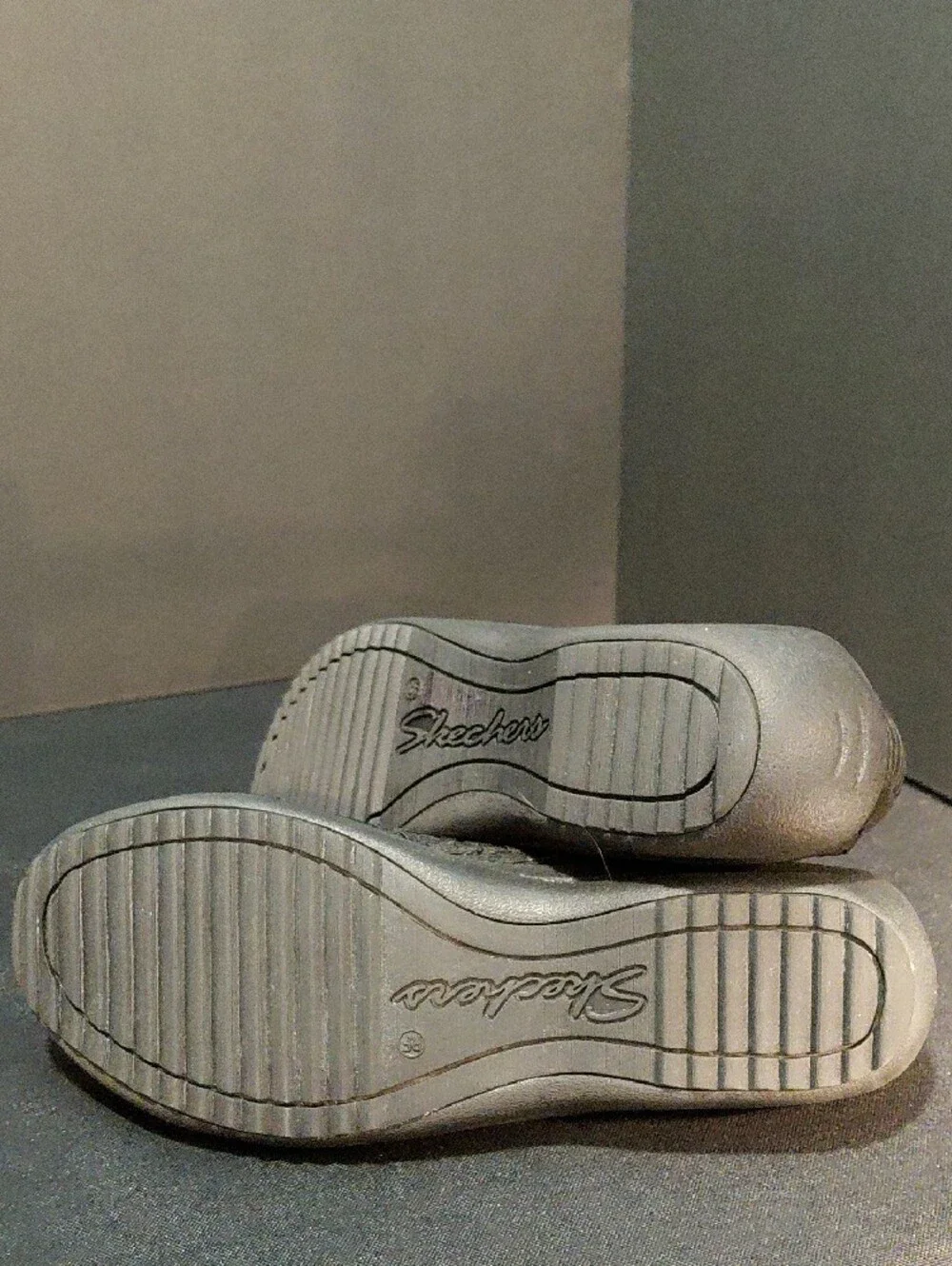 Skechers Black Woven Slip-On with Memory Foam Insole